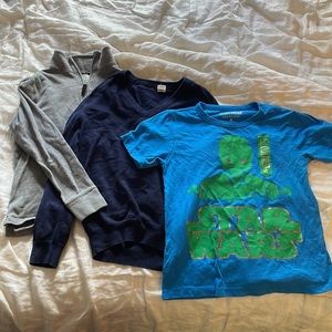 3 Boys Tops from Crewcuts- Size 8